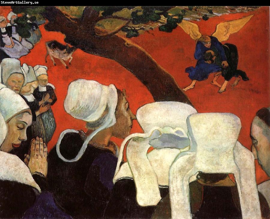 Paul Gauguin The vision for the mass